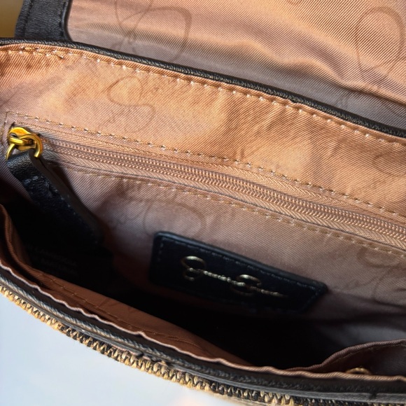 Jessica Simpson Black and Brown Zebra Crossbody - Picture 8 of 13